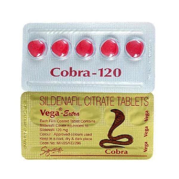 Cobra 120mg – Sildenafil Citrate Tablets