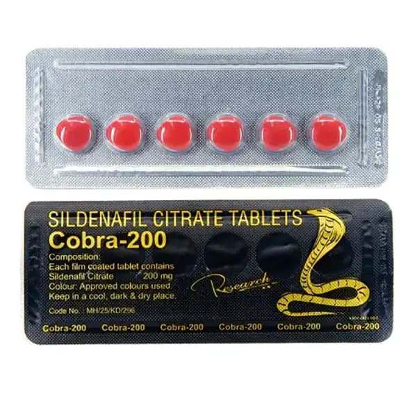 Cobra 200mg - Sildenafil Tablet
