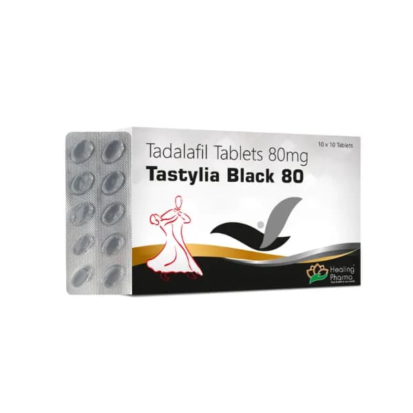 Tastylia Black 80mg - Tadalafil Black Australia