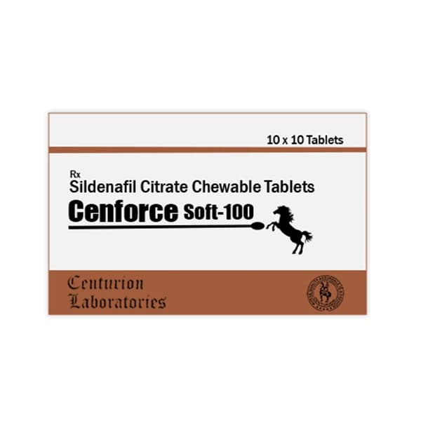Cenforce Soft 100mg - Sildenafil Citrate - Chewable