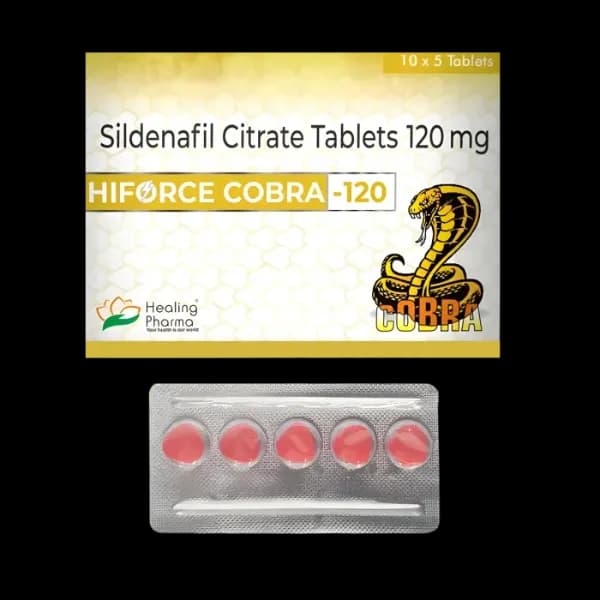 Hiforce cobra 120mg - Sildenafil Citrate