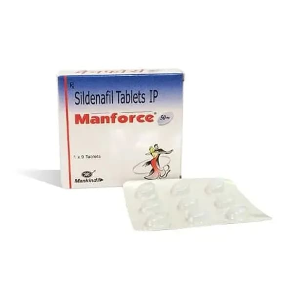 Manforce 50mg - Sildenafil Citrate