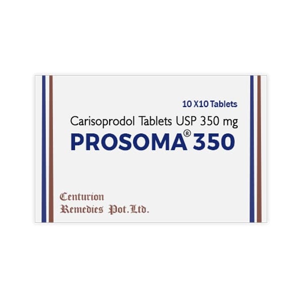 Prosoma 350mg - Carisoprodol in Australia