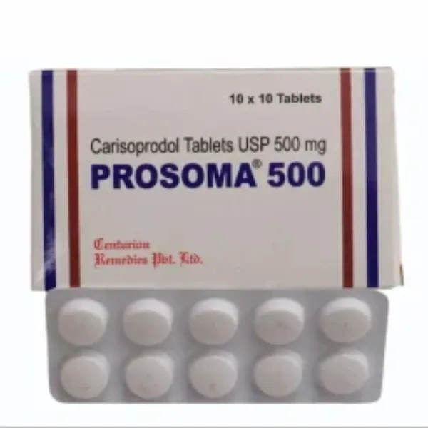 Prosoma 500 mg - Carisoprodol 500mg