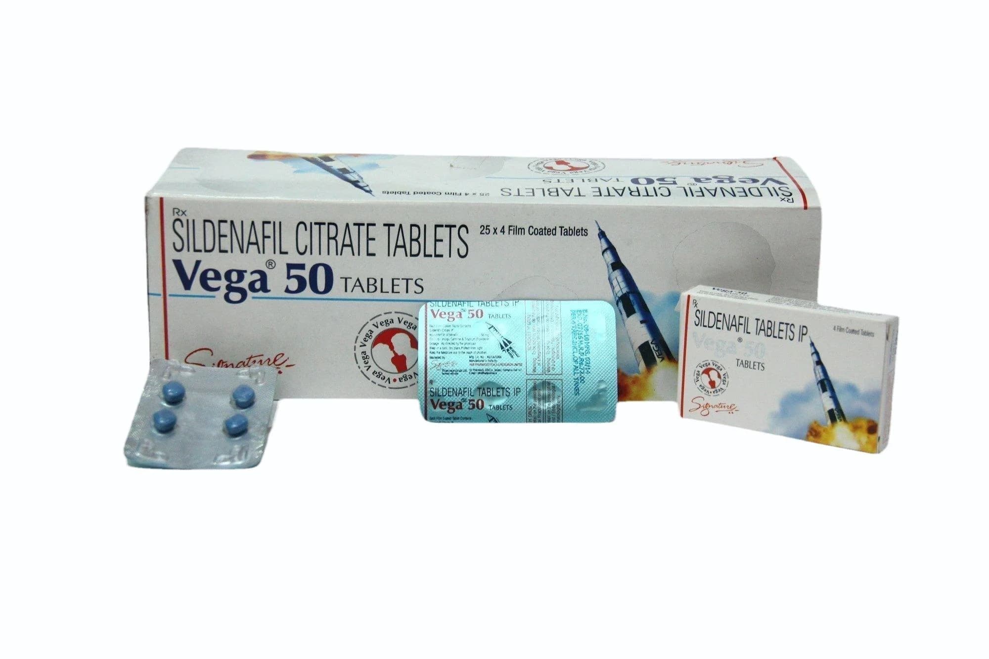 Vega 50mg - Sildenafil Citrate Tablet 