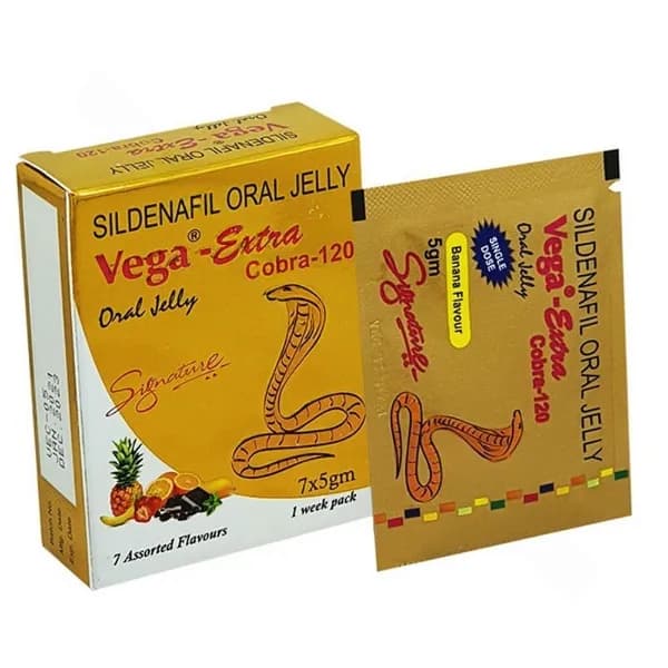 Cobra 120mg Jelly - Sildenafil Citrate